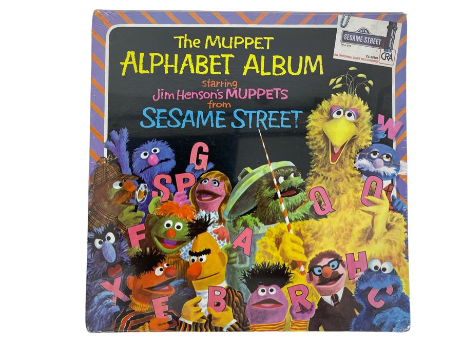Sealed Vinyl Record: The Muppet Alphabet Album Staring Jim Henson's Muppets From Sesame Street