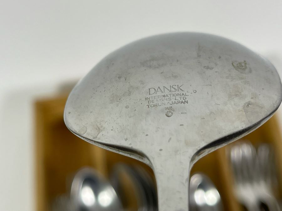 Dansk Modernist Stainless Steel Flatware Set Apx Service For 10 [Photo 6]