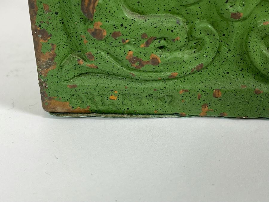 Pair Of Vintage Art Bronz Bookends 5W X 5D X 5H [Photo 12]