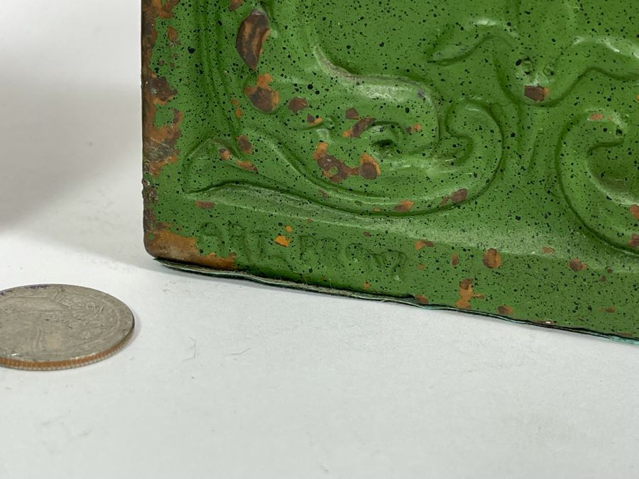 Pair Of Vintage Art Bronz Bookends 5W X 5D X 5H [Photo 11]