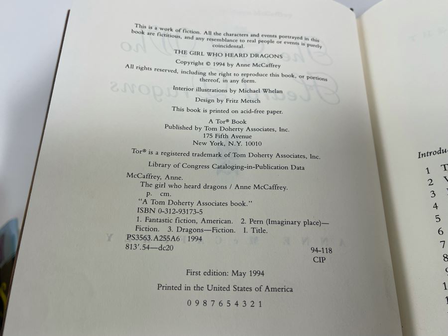 Six First Edition Anne McCaffrey Fantasy Books [Photo 19]