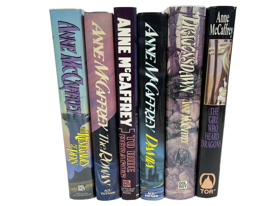 Six First Edition Anne McCaffrey Fantasy Books [Photo 1]