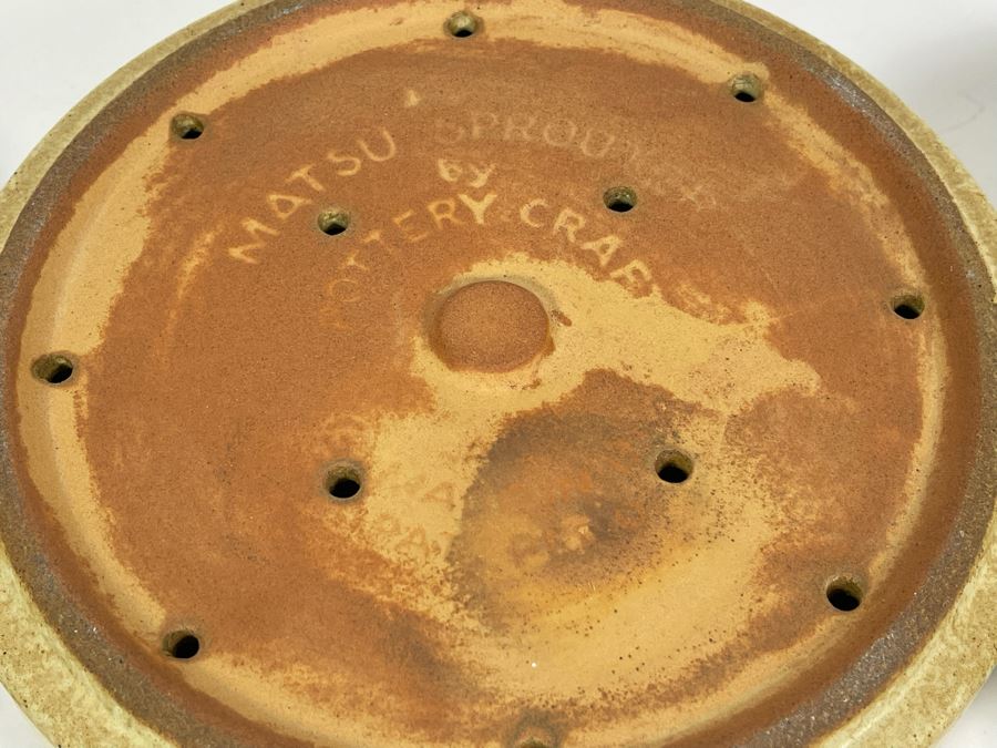 Pottery Craft Seed Sprouter Clay Brown Matsu Microgreens 8W X 9H [Photo 7]