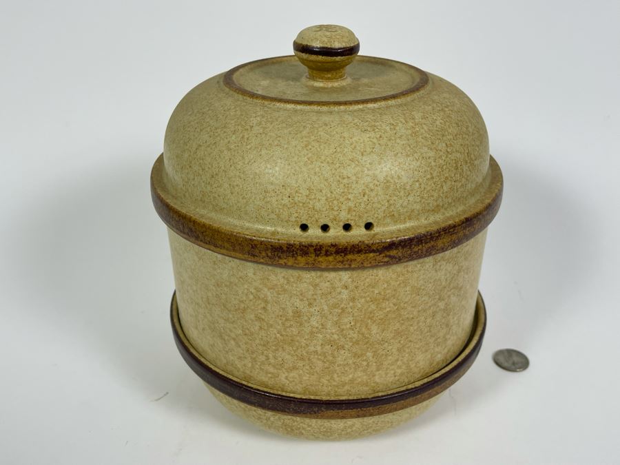 Pottery Craft Seed Sprouter Clay Brown Matsu Microgreens 8W X 9H [Photo 3]