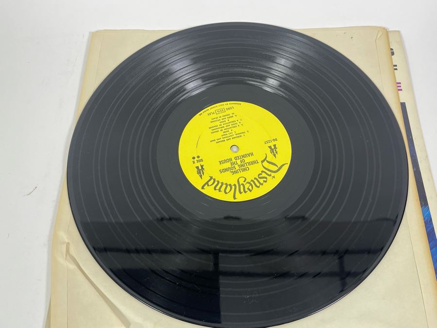 Disneyland Record Chilling, Thrilling Sounds Of The Haunted House Vinyl Record [Photo 5]