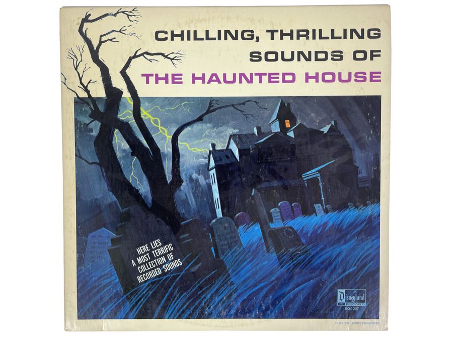 Disneyland Record Chilling, Thrilling Sounds Of The Haunted House Vinyl Record [Photo 1]