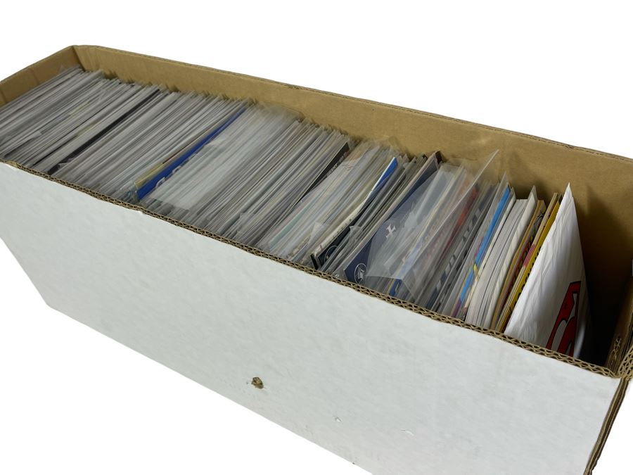 Vintage Long Box Of Comic Books With Over 300 Comic Books - See Photos For Some Of The Comics