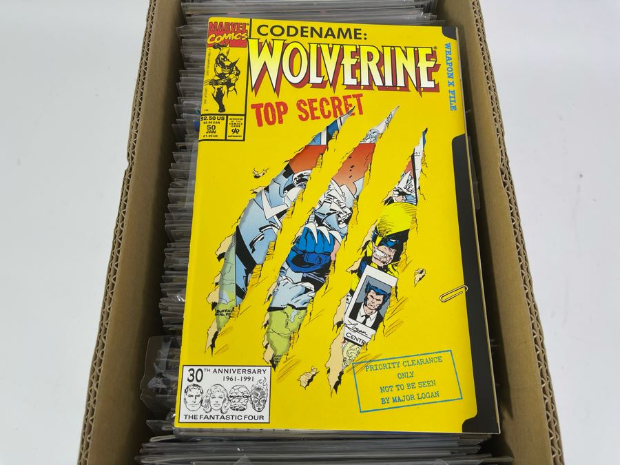 Vintage Long Box Of Comic Books With Over 300 Comic Books - See Photos For Some Of The Comics [Photo 4]
