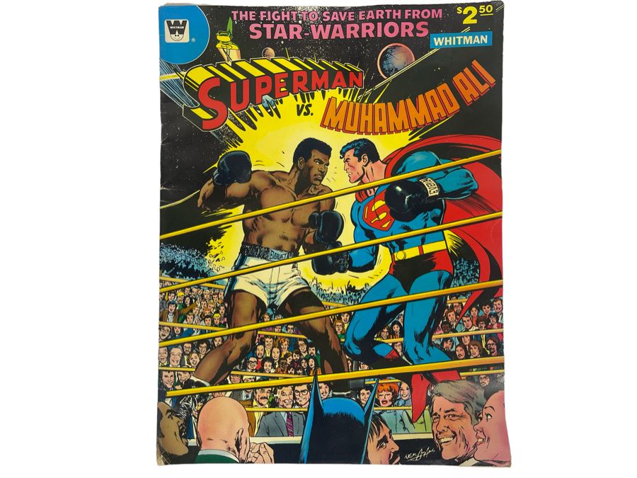 Vintage 1978 Whitman Superman Vs. Muhammad Ali Large Format Comic Book