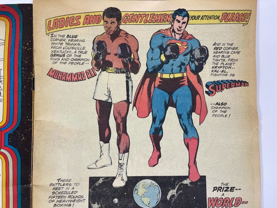 Vintage 1978 Whitman Superman Vs. Muhammad Ali Large Format Comic Book [Photo 6]