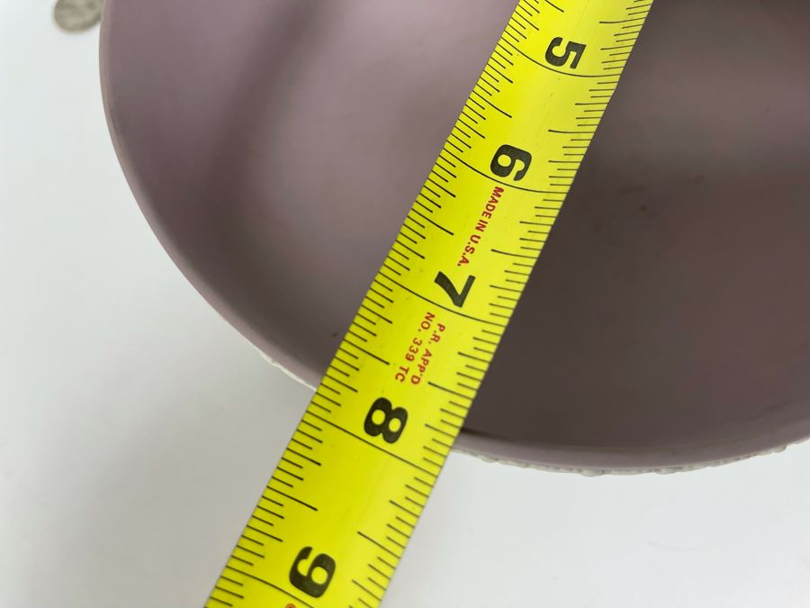 Vintage Purple Wedgwood England Jasperware Bowl 8W X 4H [Photo 12]