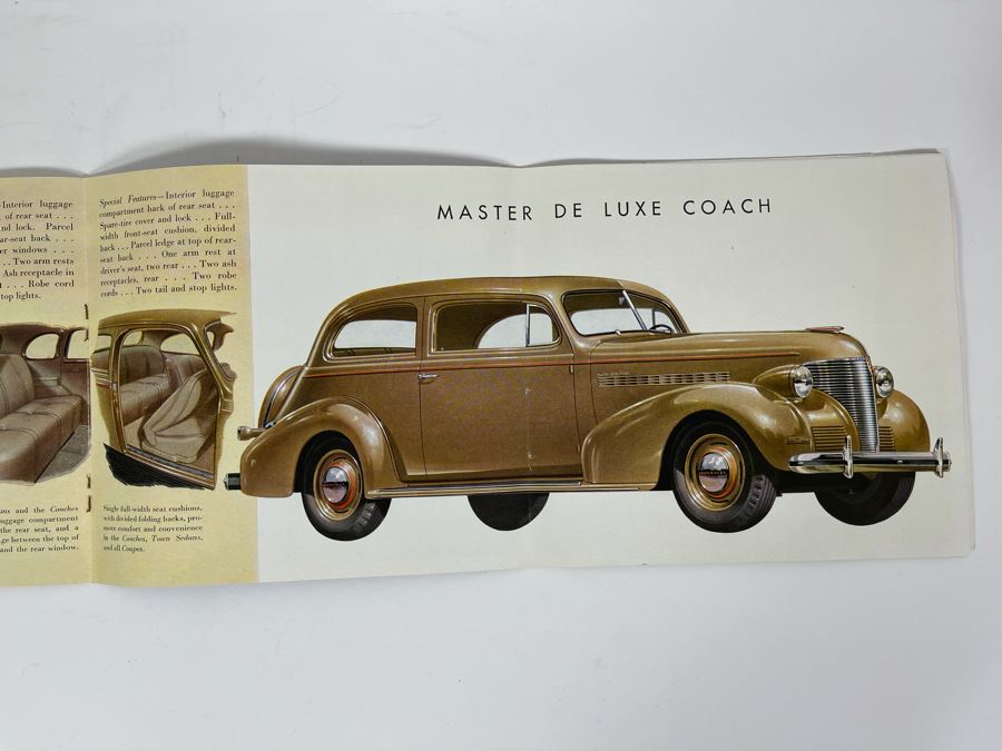 Vintage 1939 Chevrolet Automobile Catalog [Photo 10]