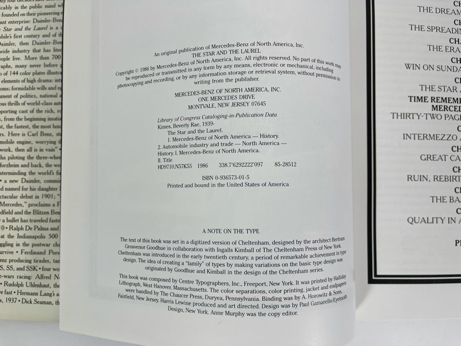The Star And The Laurel The Centennial History Of Daimler, Mercedes And Benz Hardcover Book By Beverly Rae Kimes [Photo 6]