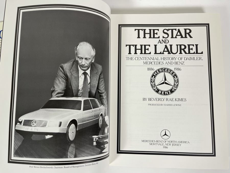 The Star And The Laurel The Centennial History Of Daimler, Mercedes And Benz Hardcover Book By Beverly Rae Kimes [Photo 5]
