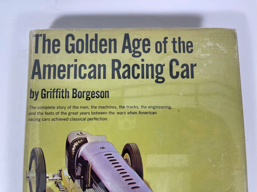 First Edition Hardcover Book The Golden Age Of The American Racing Car By Griffith Borgeson Valued At $115 [Photo 3]