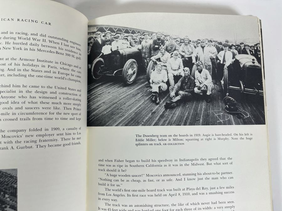 First Edition Hardcover Book The Golden Age Of The American Racing Car By Griffith Borgeson Valued At $115 [Photo 10]