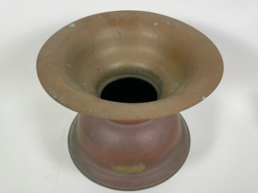 Historical Vintage Copper Brass Spitoon From The Goldmining Town With ...