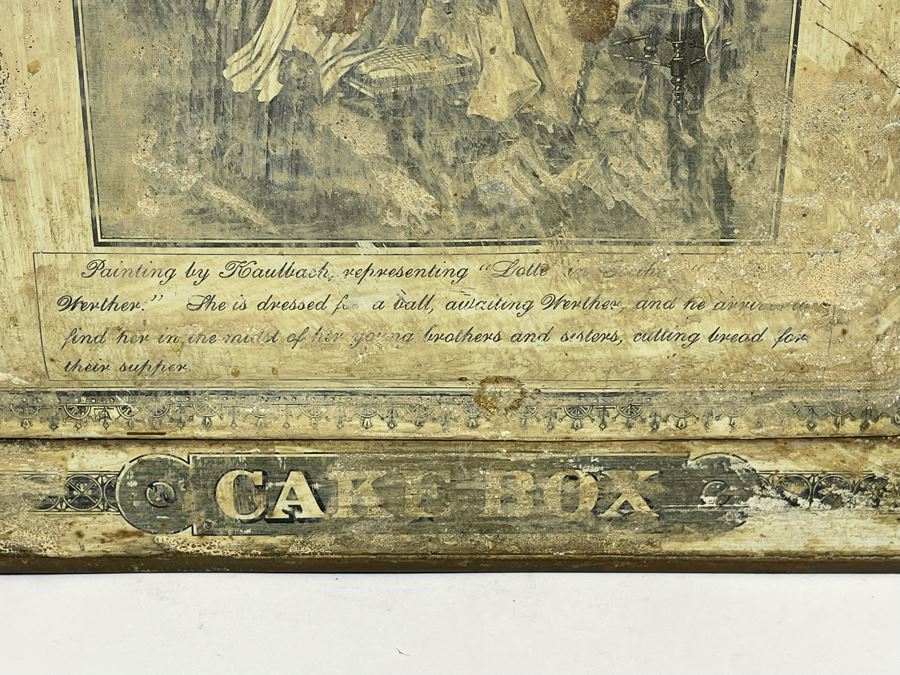 Vintage Metal Schepp's Cake Box 12W X 11D X 14.5H [Photo 3]