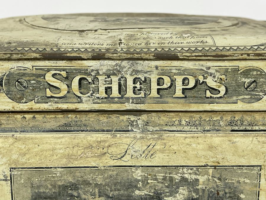 Vintage Metal Schepp's Cake Box 12W X 11D X 14.5H [Photo 6]