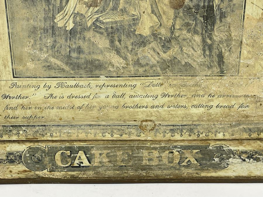 Vintage Metal Schepp's Cake Box 12W X 11D X 14.5H [Photo 4]