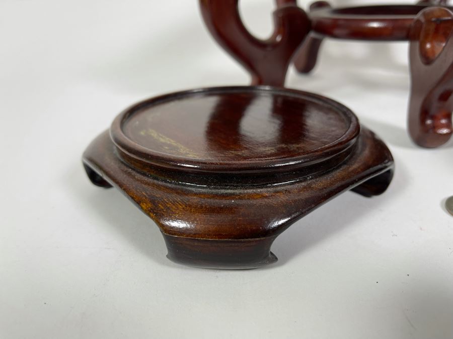 Three Wooden Chinese Stands [Photo 6]