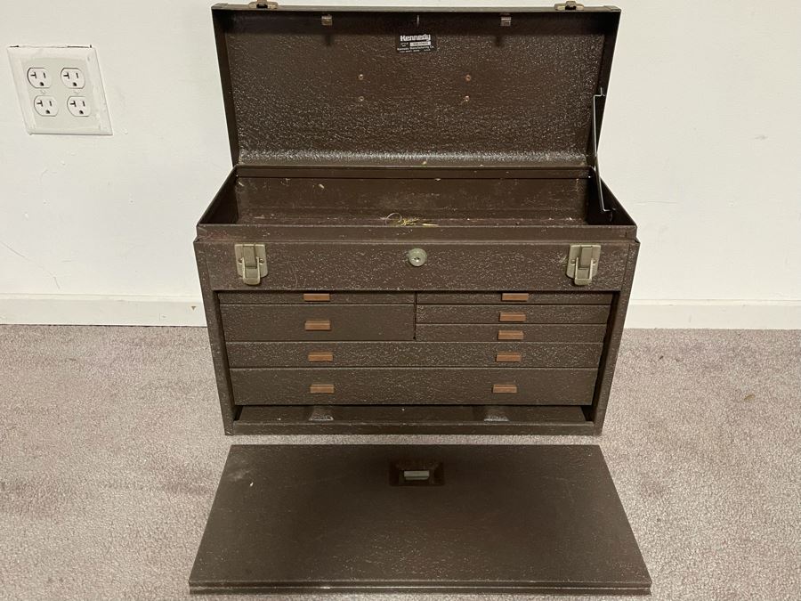 Kennedy Metal Machinist Toolbox Style No 520-226011 20W X 9D X 13.5H [Photo 5]