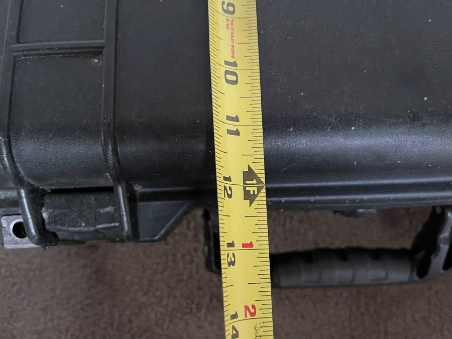 Pelican Case 1510 With Casters And Extendable Handle 23W X 9.5D X 12H [Photo 6]