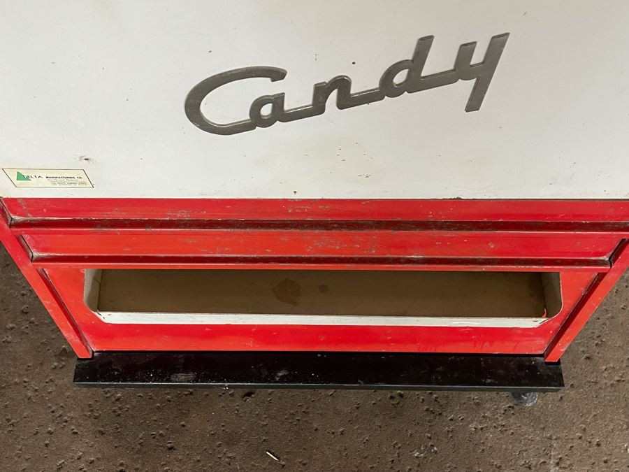 Mid-Century Modern 10 Cent Candy Vending Machine Working Dispenses Candy & Snacks [Photo 16]