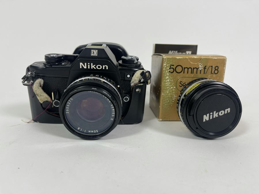 Nikon EM Film Camera With Extra 50mm f/1.8 Lens [Photo 2]