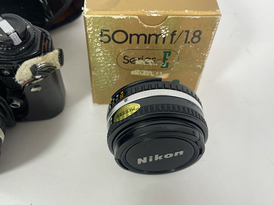 Nikon EM Film Camera With Extra 50mm f/1.8 Lens