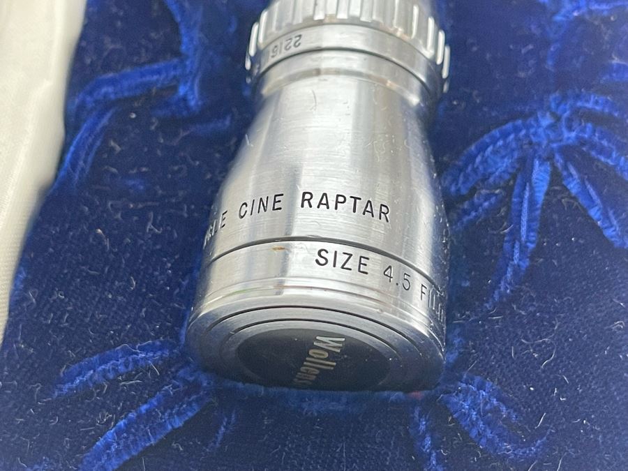 Pair Of Vintage Keystone 8mm Film Movie Cameras And Extra Wollensak Wide Angle Cine Raptar Lens [Photo 7]