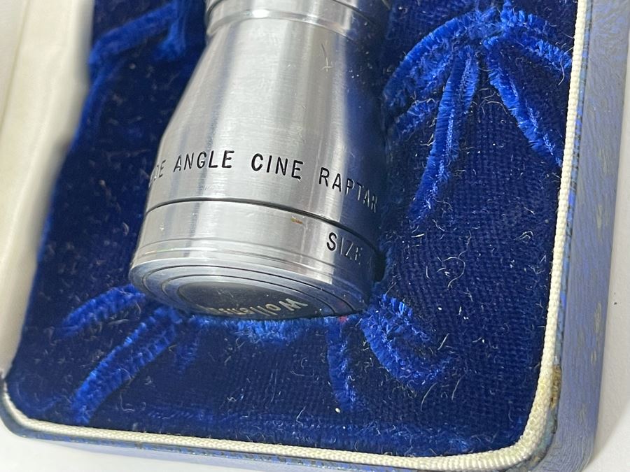 Pair Of Vintage Keystone 8mm Film Movie Cameras And Extra Wollensak Wide Angle Cine Raptar Lens [Photo 11]