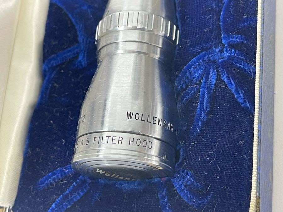 Pair Of Vintage Keystone 8mm Film Movie Cameras And Extra Wollensak Wide Angle Cine Raptar Lens [Photo 8]