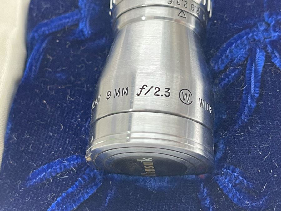 Pair Of Vintage Keystone 8mm Film Movie Cameras And Extra Wollensak Wide Angle Cine Raptar Lens [Photo 9]