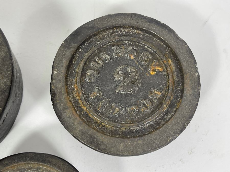 Three Vintage Tipton Scale Weights [Photo 6]