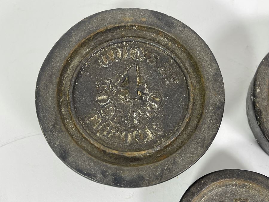Three Vintage Tipton Scale Weights [Photo 5]