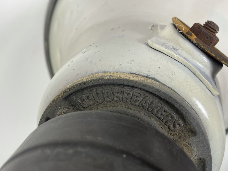 Vintage Cold War Era American Civil Defense Loudspeaker Alarm Warning Speaker By University Loudspeakers SAHF 15.5R W X 17L [Photo 8]