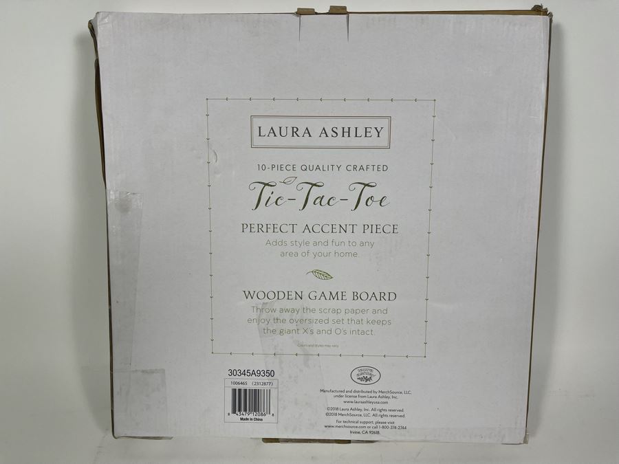 Quality Crafted Laura Ashley Tic-Tac-Toe Game [Photo 4]