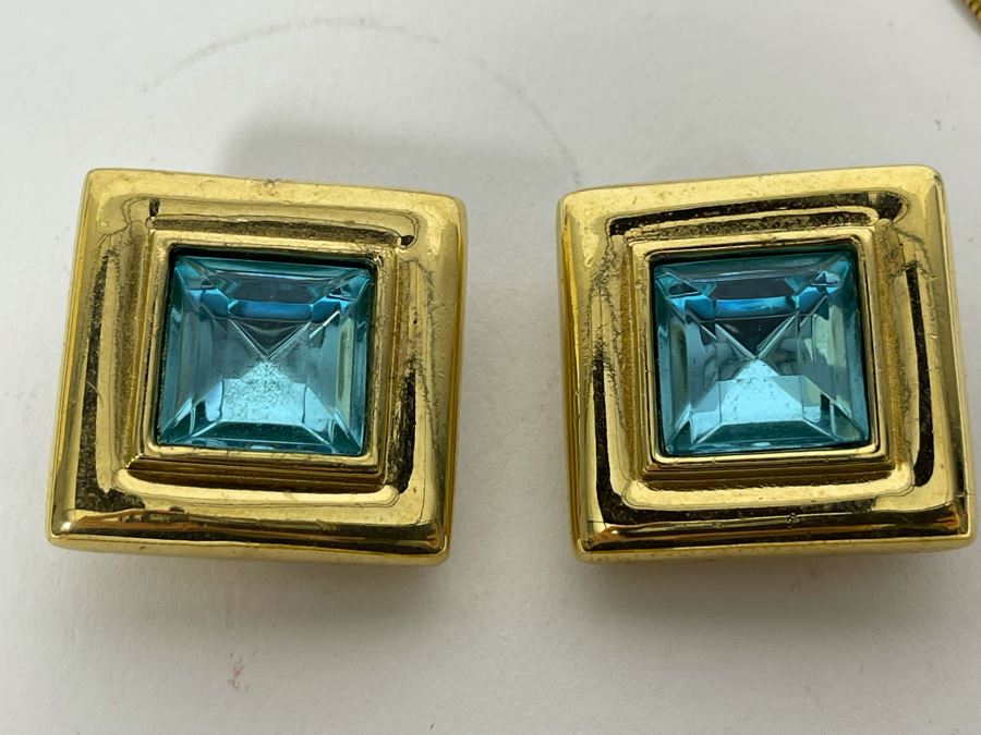 Vintage Givenchy Pendant Necklace And Earrings [Photo 6]