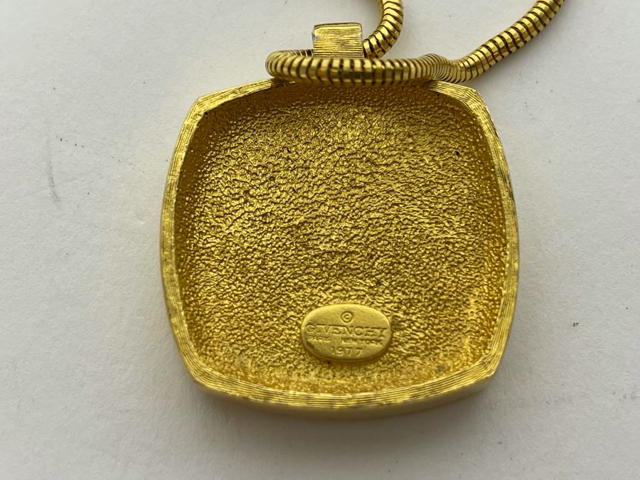 Vintage Givenchy Pendant Necklace And Earrings [Photo 8]