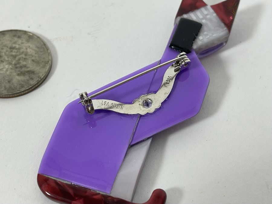 Lea Stein Paris Cat Brooch Pin [Photo 5]