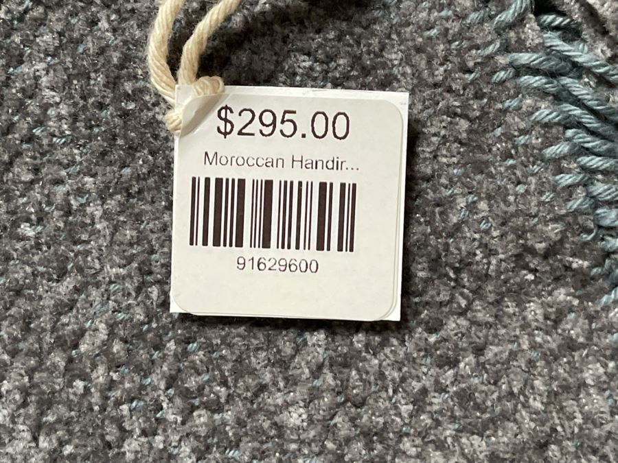 Moroccan Wedding Blanket With Metal Sequins Made Of 100% Quality Cotton 84 X 45 Retails $295 [Photo 4]