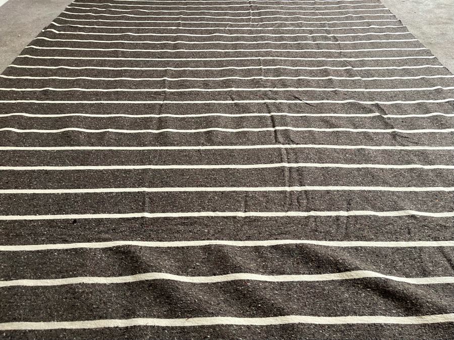 Moroccan Pom Pom Hand-Woven Blanket Made Of 100% Quality Cotton Size Large 114 X 77 Retails $210 [Photo 3]