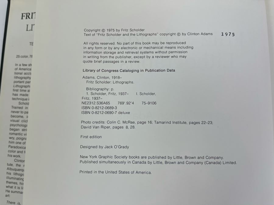 First Edition 1975 Fritz Scholder Lithographs Artist Hardcover Book Plus Seven Original Film Slides Showing The Artist Painting An Original Painting From Start To Completion [Photo 6]