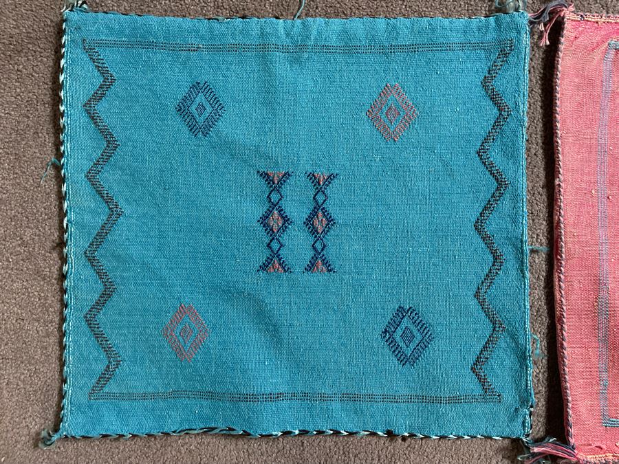 (4) Moroccan Sabra Cactus Silk Pillow Covers Accent Throws Apx 20 X 20 Retails $300 [Photo 3]