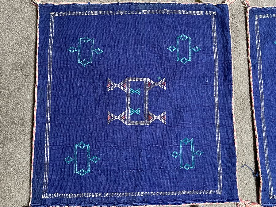 (4) Moroccan Sabra Cactus Silk Pillow Covers Accent Throws Apx 20 X 20 Retails $300 [Photo 4]