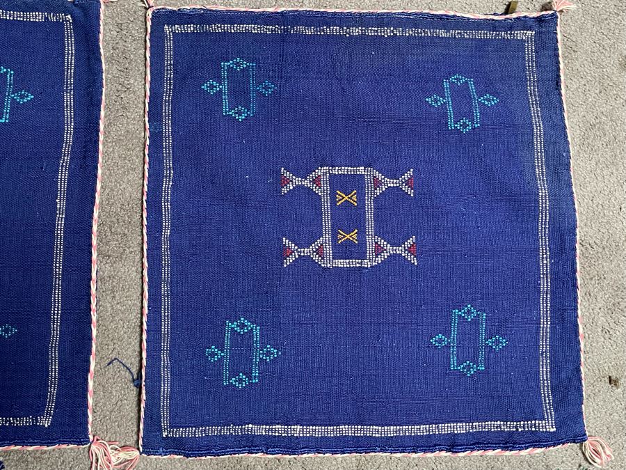 (4) Moroccan Sabra Cactus Silk Pillow Covers Accent Throws Apx 20 X 20 Retails $300 [Photo 5]