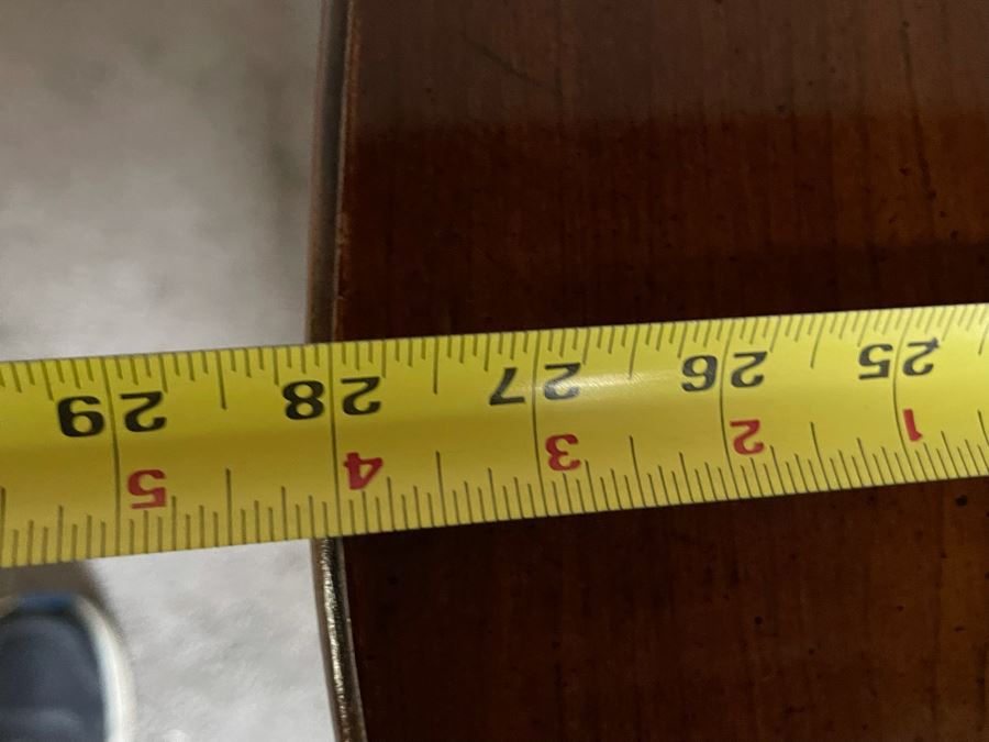 Vintage Brandt Drop Leaf Gate Leg Table 28W X 28D X 25H [Photo 6]