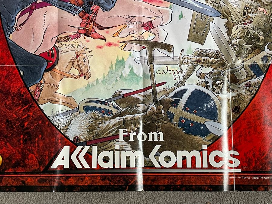 Magic The Gathering Comics Poster From Acclaim Comics 26.5 X 37 [Photo 4]