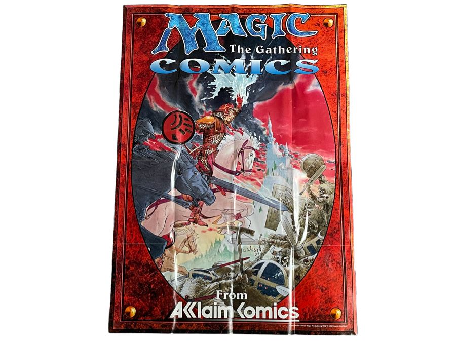 Magic The Gathering Comics Poster From Acclaim Comics 26.5 X 37 [Photo 1]